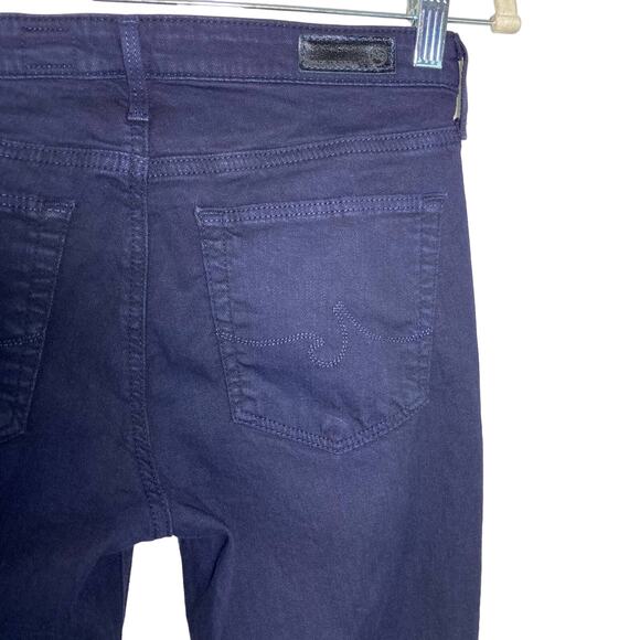 AG Adriano Goldschmied The Prima Mid-Rise Cigarette Jeans Dark Navy Blue Sz 26R - Picture 15 of 16